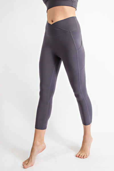 Buttersoft V Waist Capri Leggings