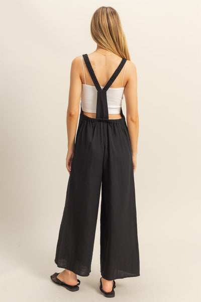 Gauze Overalls