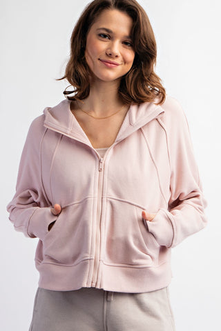 French Terry Full Zip Hoodie