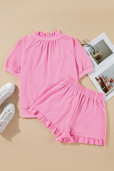 2 Piece Skort and Quarter Zip Top Set