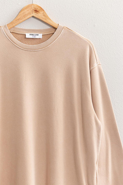 Oversized Mini Sweatshirt Dress