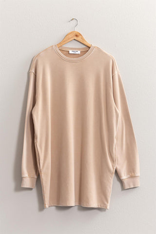 Oversized Mini Sweatshirt Dress