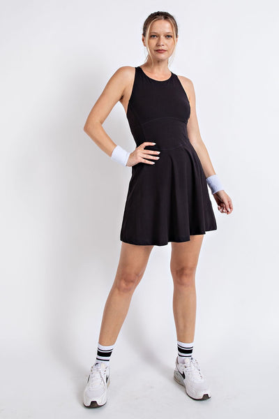 Buttersoft Romper Dress With Keyhole