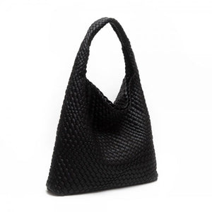 Basketweave Vegan Leather Bag