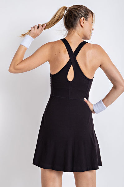 Buttersoft Romper Dress With Keyhole