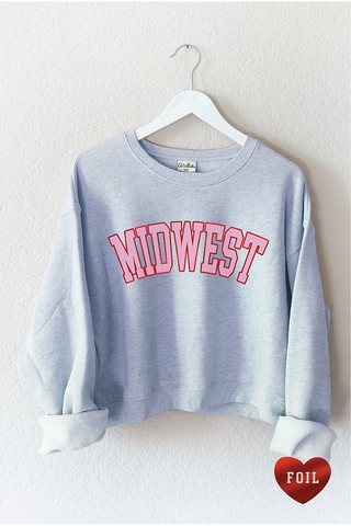Midwest Foil Mid Crop Sweatshirt