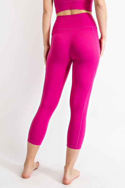 Buttersoft V Waist Capri Leggings