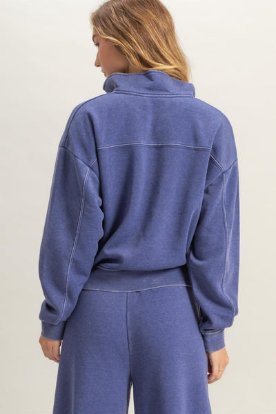 Rest Day 1/4 Zip Sweatshirt