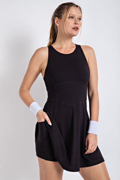 Buttersoft Romper Dress With Keyhole