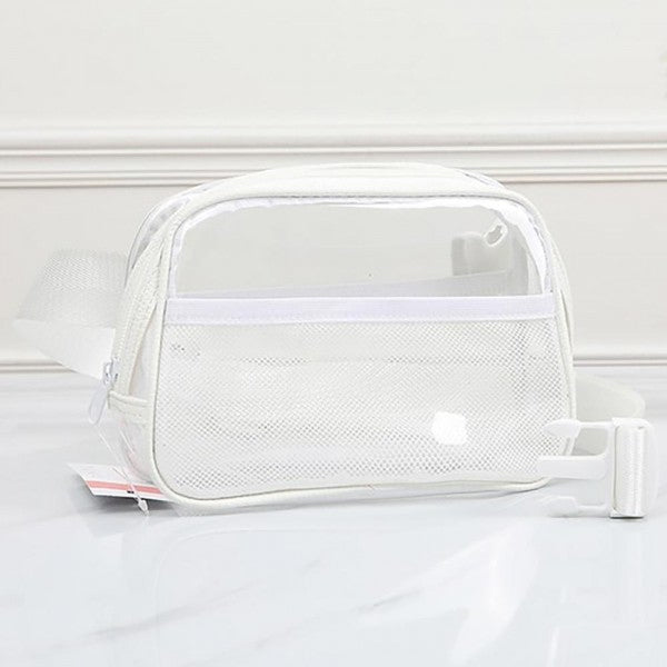 Clear Cross Body Belt Bag