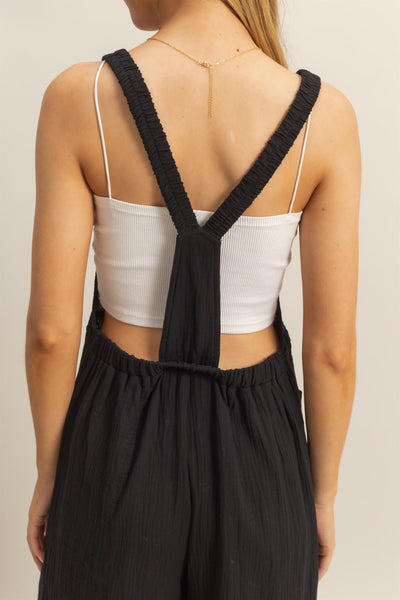 Gauze Overalls