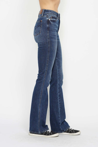 Judy Blue High Waist Dark Tummy Control Bootcut Jeans