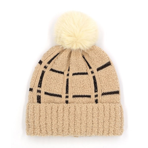 Cross Hatch Beanie
