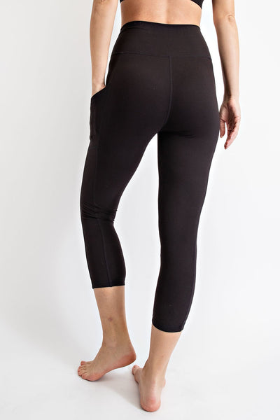 Buttersoft V Waist Capri Leggings