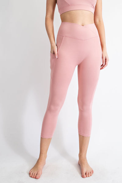 Buttersoft V Waist Capri Leggings