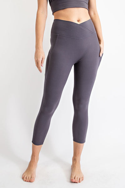 Buttersoft V Waist Capri Leggings